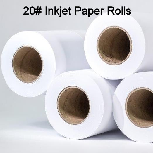 20# Bond Paper Rolls      (2" Cores)