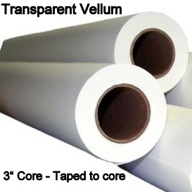 Engineering Vellum (3" Core) Taped To Core